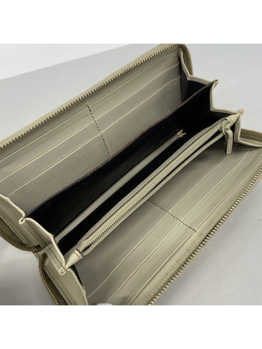 Gucci Wallet Guccissima Leather Beige Gold - Picture 3 of 9